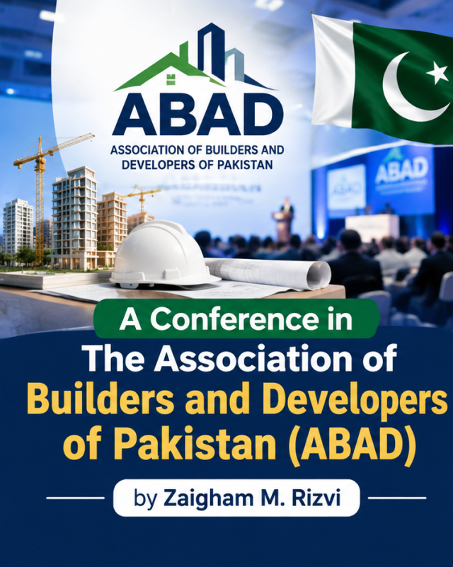 A Conference In The Association Of Builders And Developers Of Pakistan(Abad) By Zaigham M. Rizvi