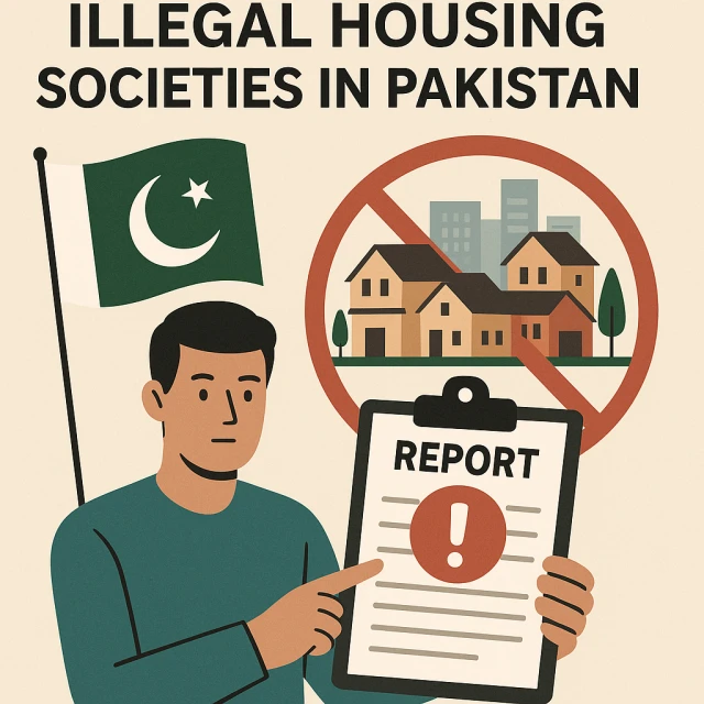 How to Report Illegal Housing Societies in Pakistan