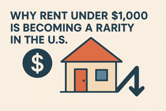 Why Rent Under $1,000 Is Becoming a Rarity in the U.S.