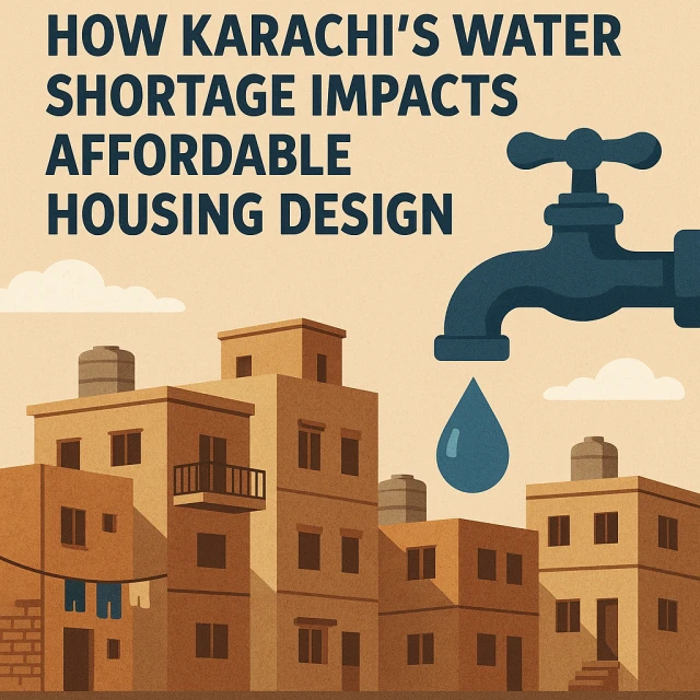 How Karachi’s Water Shortage Impacts Affordable Housing Design